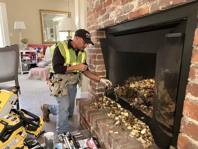 Safe screening installation by Norwalk Chimney Sweep in Norwalk, CA