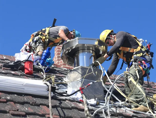 Protective chimney cap installed by Norwalk Chimney Sweep in Norwalk, CA