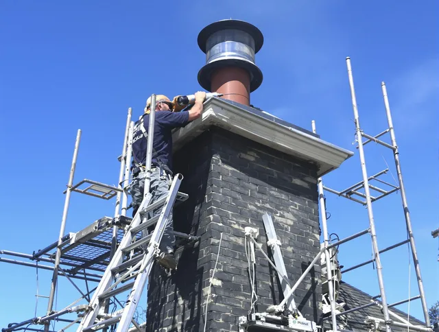 Sturdy chimney crown finished by Norwalk Chimney Sweep in Norwalk, CA
