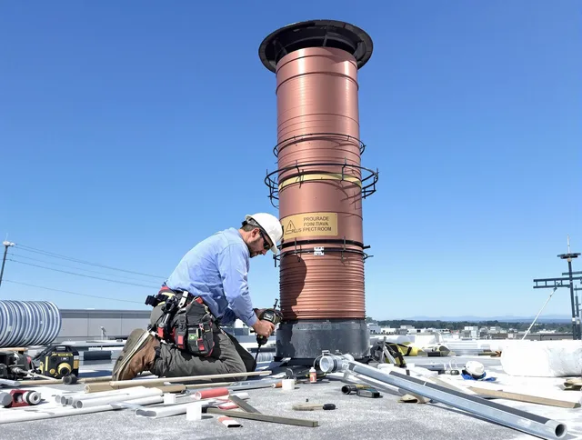 Installed chimney liner by Norwalk Chimney Sweep in Norwalk, CA