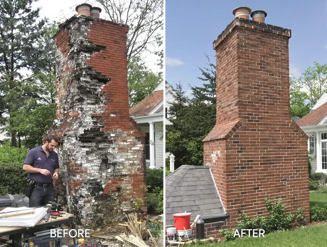 Norwalk Chimney Sweep performing a full chimney restoration in Norwalk, CA