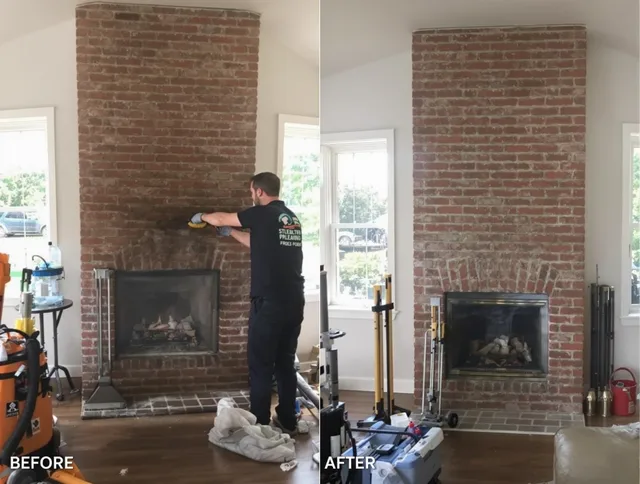 Finished chimney sweeping service by Norwalk Chimney Sweep in Norwalk, CA