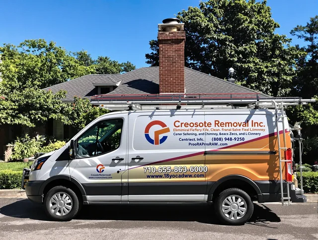 Norwalk Chimney Sweep technician removing creosote safely in Norwalk, CA
