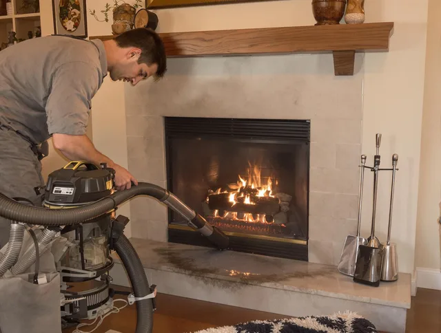 Routine fireplace upkeep by Norwalk Chimney Sweep in Norwalk, CA