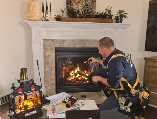 Safety-focused fireplace inspection by Norwalk Chimney Sweep in Norwalk, CA